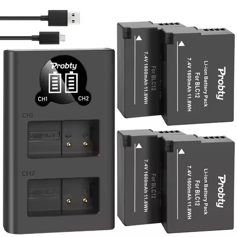 DMW BLC12 DMW-BLC12 BLC12E BLC12PP Battery or Charger for Panasonic Lumix FZ1000 FZ200 G5 G6 G7 GX8 