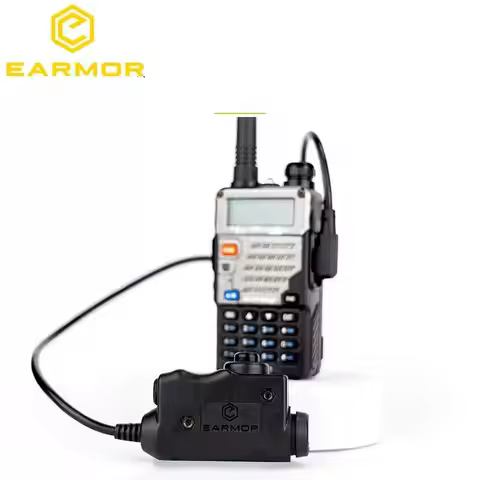OPSMEN EARMOR M51 push-to-talk PTT Adapter M32 M32H Airsoft Tactical Headset Kenwood Plug Tactical H