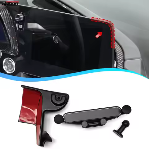 Car Phone Holder For Chevrolet C8 Corvette Z51 Coupe 2020 2021 2023 Auto Styling Interior GPS Phone 