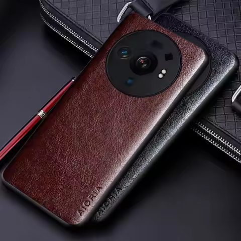 Luxury PU leather Case for Xiaomi 12S Ultra Pro funda Business solid color Soft TUP&Hard PC phone co