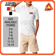 Baju Polo Kolar T Shirt Honda HRC Sulam Cotton Budak Kids Kanak Lelaki Pakaian Boys Fashion Children