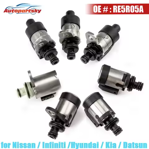 7 X RE5R05A Transmission Solenoid 02UP for Nissan for Infiniti for Hyundai for Kia for Datsun 123929