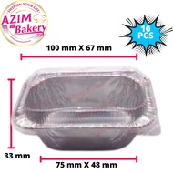 Rectangular Aluminium Tray 4436-P (10pcs) Aluminium Container | Aluminium Foil | Bekas Aluminium Foi
