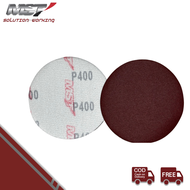 MST Amplas Bulat Velkro 4" Amplas Kayu Tempel Velcro Sanding Paper Diameter 10cm per 10pcs