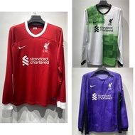 2023-2024 Liverpool Home/Away Long Sleeve Lengan Panjang Liverpool Jersey Football Jersey