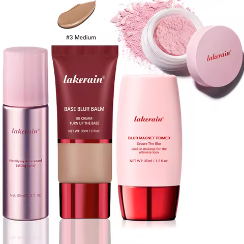Ultimate Blurring Setting Powder Travel Size Set Waterproof Setting Spray Blur Magnet Primer BASE BL