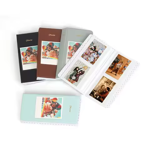 64 Pockets Photo Film Album Storage Book For 600 Film For Fujifilm Instax Wide 300 210 400 Link Prin
