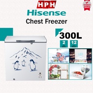 [Free Shipping] Hisense Chest Freezer (300L) 5-Star Enegry Saving FC326D4BWYS 8 in 1 Freezer Peti Se