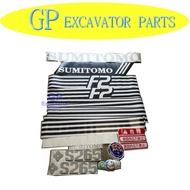 LS2650FJ2 / S265FJ2 SUMITOMO Hydraulic Excavator Sticker Set