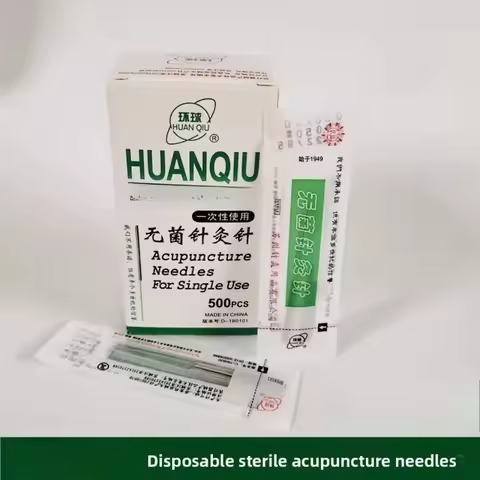 1000 Tradition Acupuncture Needle Huanqiu with Tube Beauty Body Massager Zhen Jiu Acupoint Stimulati