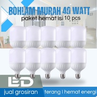 PACKAGE 10 PCS 40 WATT LED LIGHT BULB CAPSULE TUBE 40 WATT LED BULB