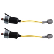 2X Oil Pressure Switch 1824101701 1-82410170-1 for 6BG1 4BG1 Engine SH200-3 EX200-5 Excavator Pressu