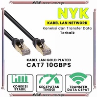 NYK 15 Meter gold plated Cat 7 Lan Cable 15M Cat 7 Lan/cabele Lan Cable