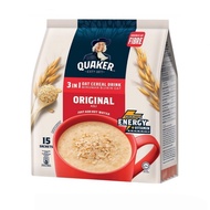 QUAKER 3 in 1 Original Oat Sereal Malaysia (15 sachet)