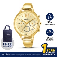 Jam Tangan Wanita Alba FASHION Quartz Stainless Steel AT3E98X1 Original