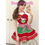 Christmas Costume Grinch Apron Special Edition Costume for Adults and Children