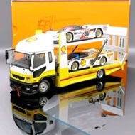 GCD 1:64 Mitsubishi FUSO Fighter Double Decker Cars Transport Truck Shell Towing Livery (Truck Model