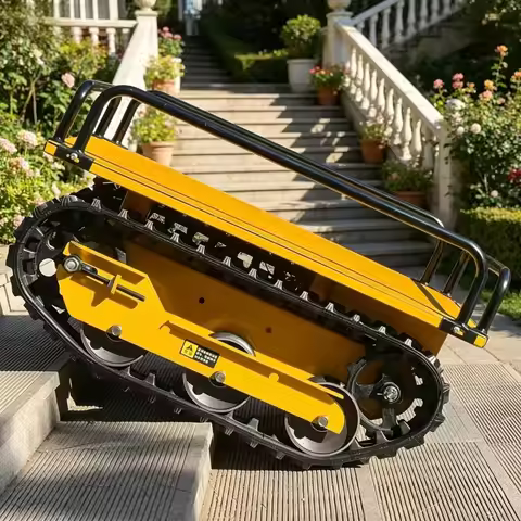 Hot Selling Electric Crawler Carrier Wireless Remote Control Dumper All-Terrain Tracked Utility Cart