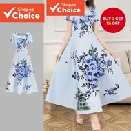 Casual Christmas/party Dress Flowers Ruffle Spring/summer Dress for Women L150ED610