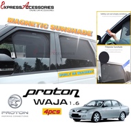 Proton Waja Magnetic Sunshade Kereta Magnet Sun Shade Proton Waja Tingkap shade (4pcs)