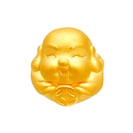Top Cash Jewellery 999 Pure Gold Laughing Buddha Charm [SC216]