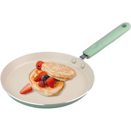 Crepe Pan, Dosa Pan, 8.7 inch Nonstick Crepe Pan, Dosa Tawa Tortilla Pan, Induction Compatible (Gree