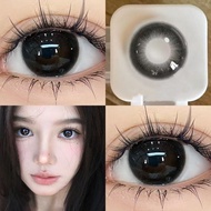 Contact Lens Brown Gray Black No Power 14mm-14.5mm Colored Contact Lenses Natural 6 Months