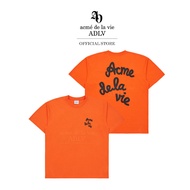 ADLV เสื้อยืด Oversize รุ่น  Embossing Script Logo Short Sleeve T-Shirt Orange (50233SEBSSU_F3ORXX)