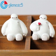 GLENES Baymax Robot Figure, Big White Model Toy Big Hero Doll, Birthday Gift Cartoon Resin Desktop B