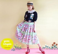 Mushroom🍄 × Yumi Kitagishi 北岸由美 - 聯乘系列 - 野餐貓🐈刺繡針織（ 黑色 ）