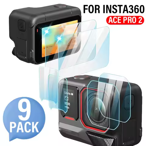 Tempered Glass Screen Protector For Insta360 Ace Pro 2 Lens Protection For Insta360 Ace Pro2 Camera 