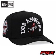 NEW ERA 9FIFTY A-FRAME LOS ANGELES DODGERS SKULL BLACK PRIME EDITION HAT SNAPBACK CAP