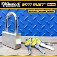 Gembok Elliot Series 63 mm Panjang Sherlock Perisal baja Anti Maling