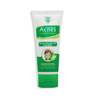 Masker Muka Pengangkat Sel Kulit Mati Acnes Tea Tree Oil Clay Mask 50gr BPOM Ori Masker Pembersih Wa