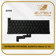 KEYBOARD REPLACEMENT For A2338 2338 Pro Retina 13" M1