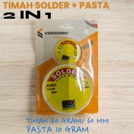 TIMAH SOLDER 40GRAM/60MM PLUS PASTA 2IN1 MURAH BERKUALITAS S2547