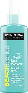 John Frieda Beach Blonde Sea Waves Salt Spray, Wave Texturizing Spray, with Natural Sea Salt to Enha