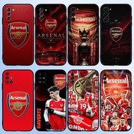 for Samsung A6 A8 Plus A7 A9 A10 A10S A11 A12 A13 Arsenal Football Club 8Y1 Soft Black TPU Phone Cas