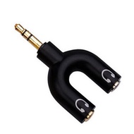 1Pcs Y Dual Audio Splitter Cable Adapter Convenient Audio Line 1 to 2 AUX Cable 3.5 Mm Earphone Adapter 1 Male for 2 Female