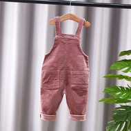 IENENS Infant Baby Boys Pants Cotton Overalls Dungarees Kids Jumpsuit Girls Bottoms Clothing Toddler