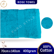 Rose Towel 400GSM 100% Cotton Tiffany Blue - Turquoise Blue Soft Home Stay Towel