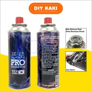 (4 Bottles) 230G PRO Butane Gas Cartridge Portable Butane Gas Stove Outdoor Camping | Gas Butane Tin