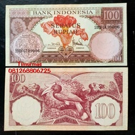 Uang Kuno Lama Jadul 100 Rupiah seri Bunga 1959