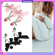 buymorem 1 Pair Breast Clamp Increase Joy Arouse Emotions Prolong Climax Erotic Feeling Flirt Bow Be