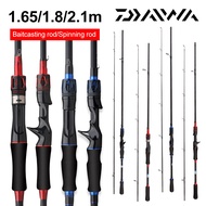 Gb Spinning Casting Fishing Rods Carbon 1.65m/1.8m/2.1m Portable 2-Piece Rod Surf Rod Freshwater Saltwater Fishing Rod