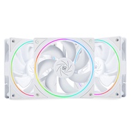 Thermalright TL-S12 120 มม.ARGB Halo LED พัดลม - 4-Pin PWM สมาร์ทควบคุม + 5V 3Pin RGB สําหรับหม้อน้ํ