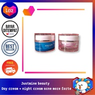 DAY CREAM + NIGHT CREAM FORTE/KLINIK justmine beauty skincare
