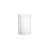 Glass Cylinder Candle Holder Transparent Stormproof Candle Shade Windproof Decor for Pillar Candles