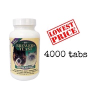 BYS Brewer Yeast with garlic 4000 tabs untuk kucing & anjing