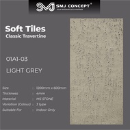 SMJ CONCEPT® Soft Flexible Tiles - Cut Stone 01A1 | Waterproof & Lightweight Wall Decor Use
